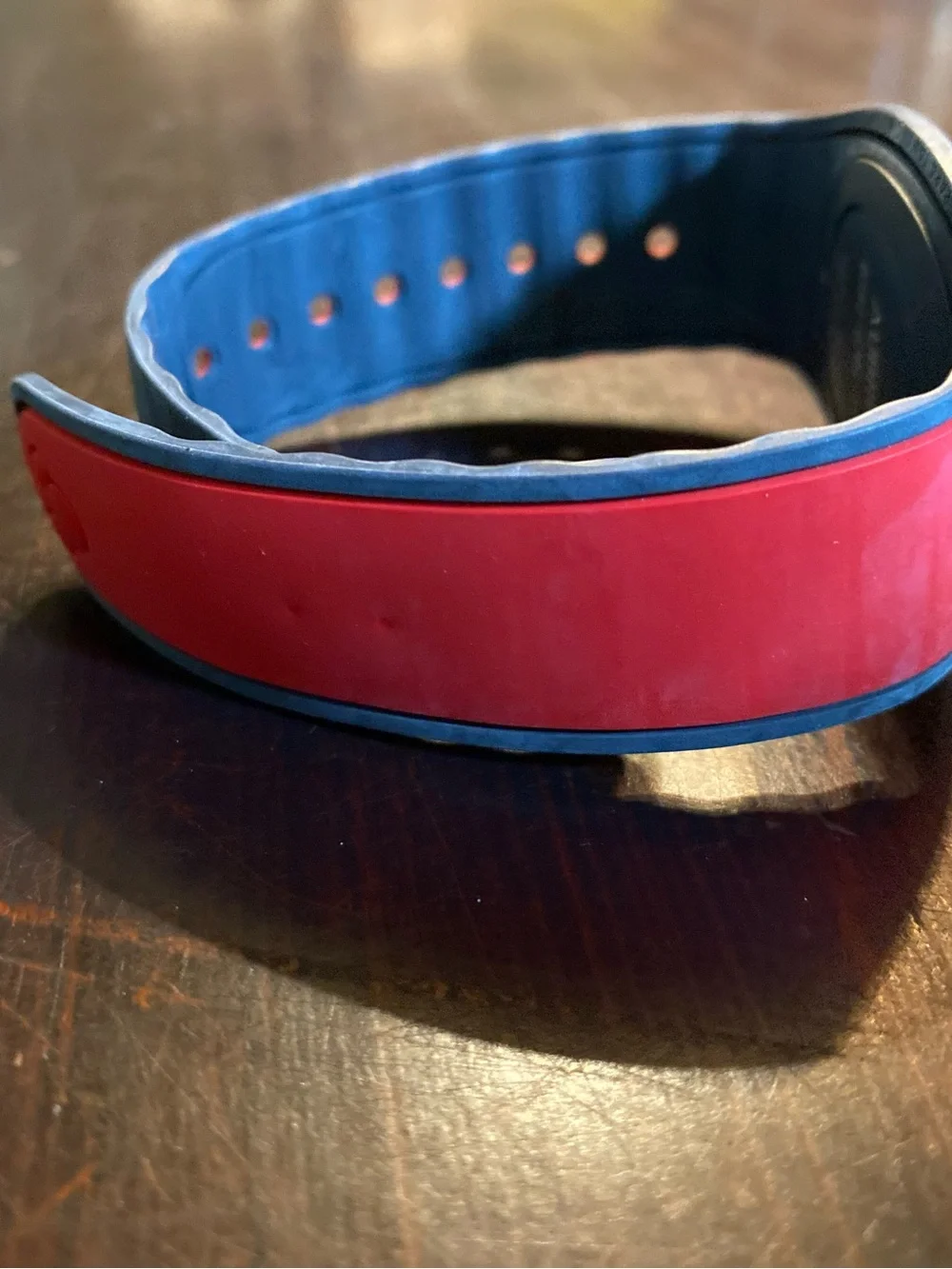 Disney World Parks MagicBand Red Gray Mickey Mouse Memorabilia Only